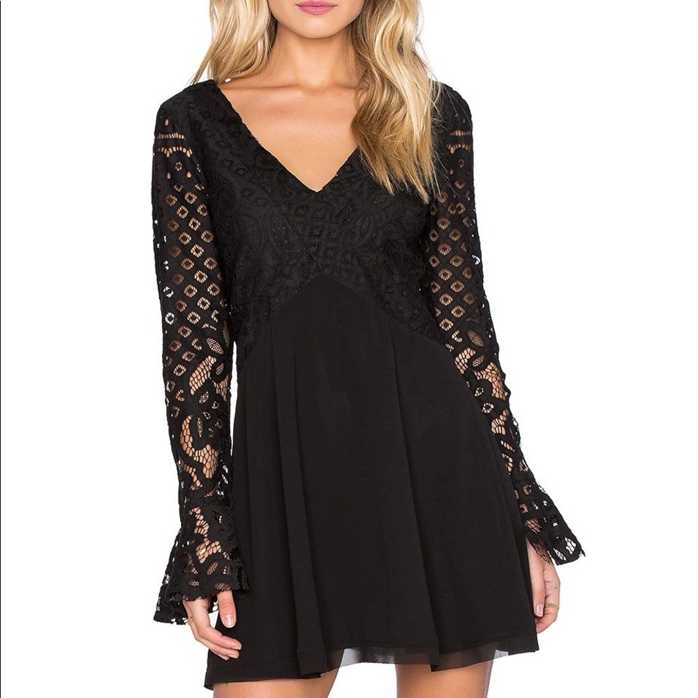 Tularosa Black Lace Dress